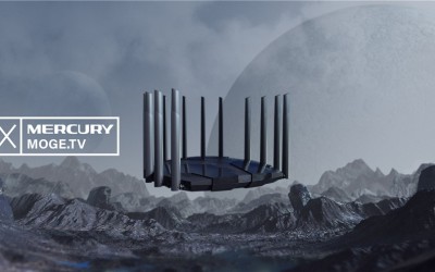 Mercury幻影无线路由器三维概念产品动画